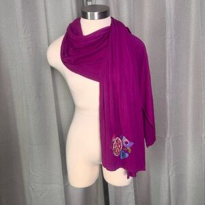 NATURAL LIFE peace sign patch Scarf Wrap Shawl